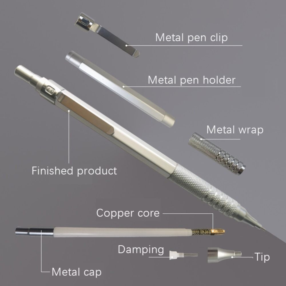 Креативный металлический механ – обзор и цена Mechanical Pencil 0.3